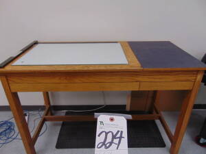 Wood Light Table, 23" x 34"