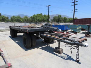 2-Axle Flat Bed Trailer