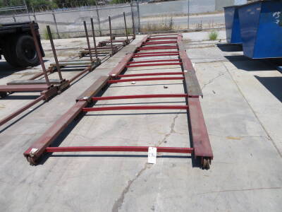 (Lot) Steel Lumber Carts