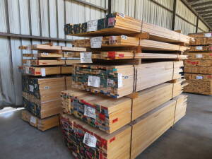 (Lot) 4/4 FAS Hickory Blanks, Approx. 3800 Linear Feet of 3-_, 6500 Linear Feet of 2-_