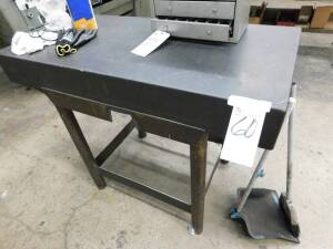 2' x 4' Granite Surface Plate w/ Metal Table