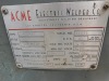 ACME Type 2-24-30 Electric Spot Welder w/ Robotron Control; S/N 11241 - 2