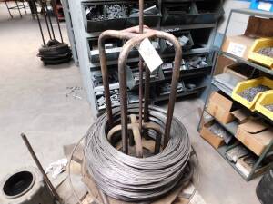 (Lot) Assorted Gauge Wire on Shelf & Coil Spine