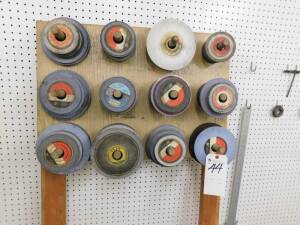 (Lot) Assorted Sizes Grinding Wheels