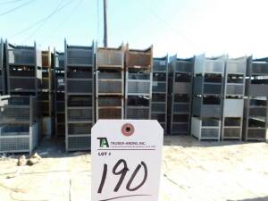 (Lot) Approx. (75) Stackable Storage Bins