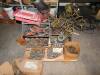 (Lot) Steel Shelves & Misc. Contents Nearby incl. Machinery Parts & Tools - 2