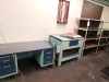 (Lot) Shelves, Desks, Cabinet