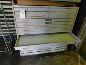 15-Drawer Blueprint File Cabinet (Metal)