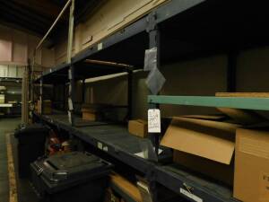 (Lot) (8) Sections of Pallet Racking