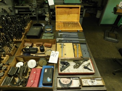 (Lot) Misc. Inspection Tools incl. Micrometers,